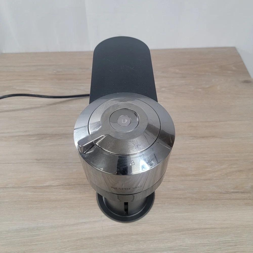 Nespresso Vertuo Next Deluxe Chrome Coffee and Espresso Maker Black GCV1